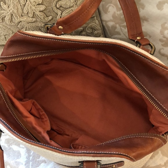 Cole Haan tweed and leather handbag - Picture 8 of 12